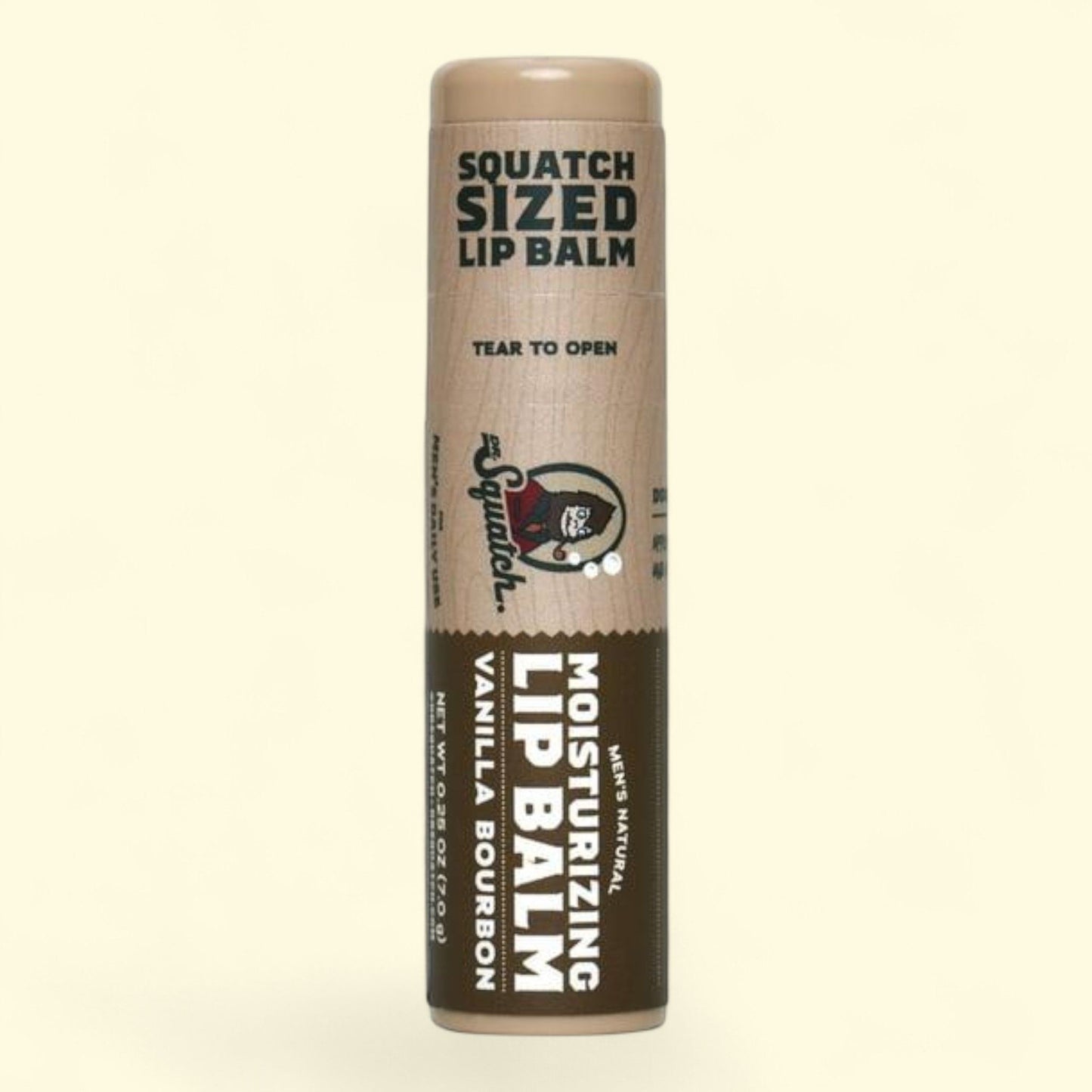 Dr. Squatch Lip Balm, Vanilla Bourbon, 0.25 oz