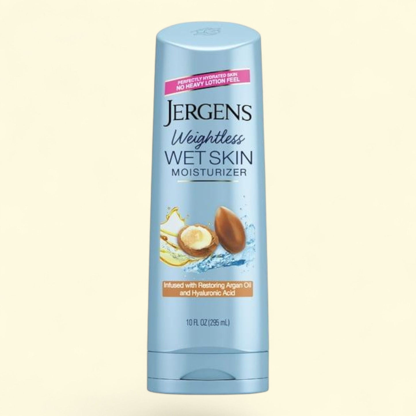 Jergens Argan Oil Wet Skin Body Lotion, 10 oz.