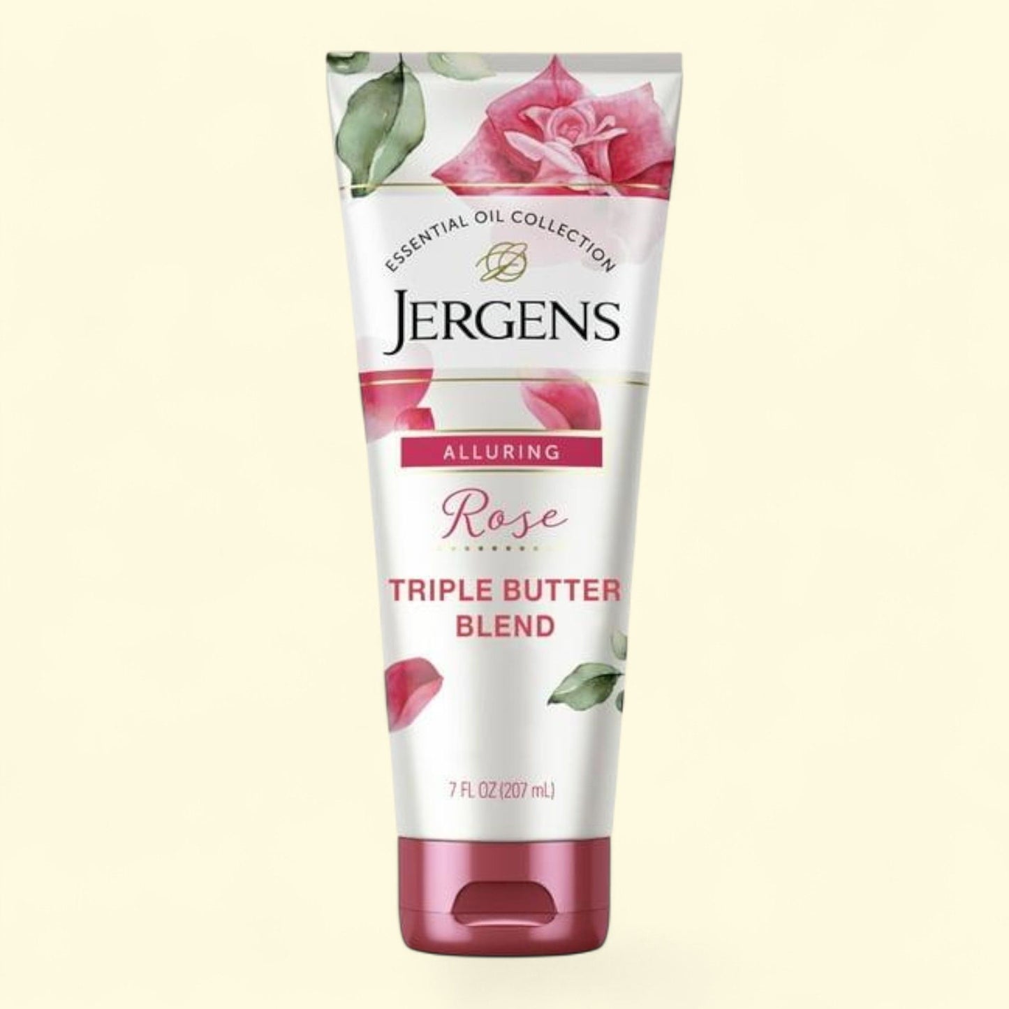 Jergens Body Lotion Butter, Rose, 7 oz