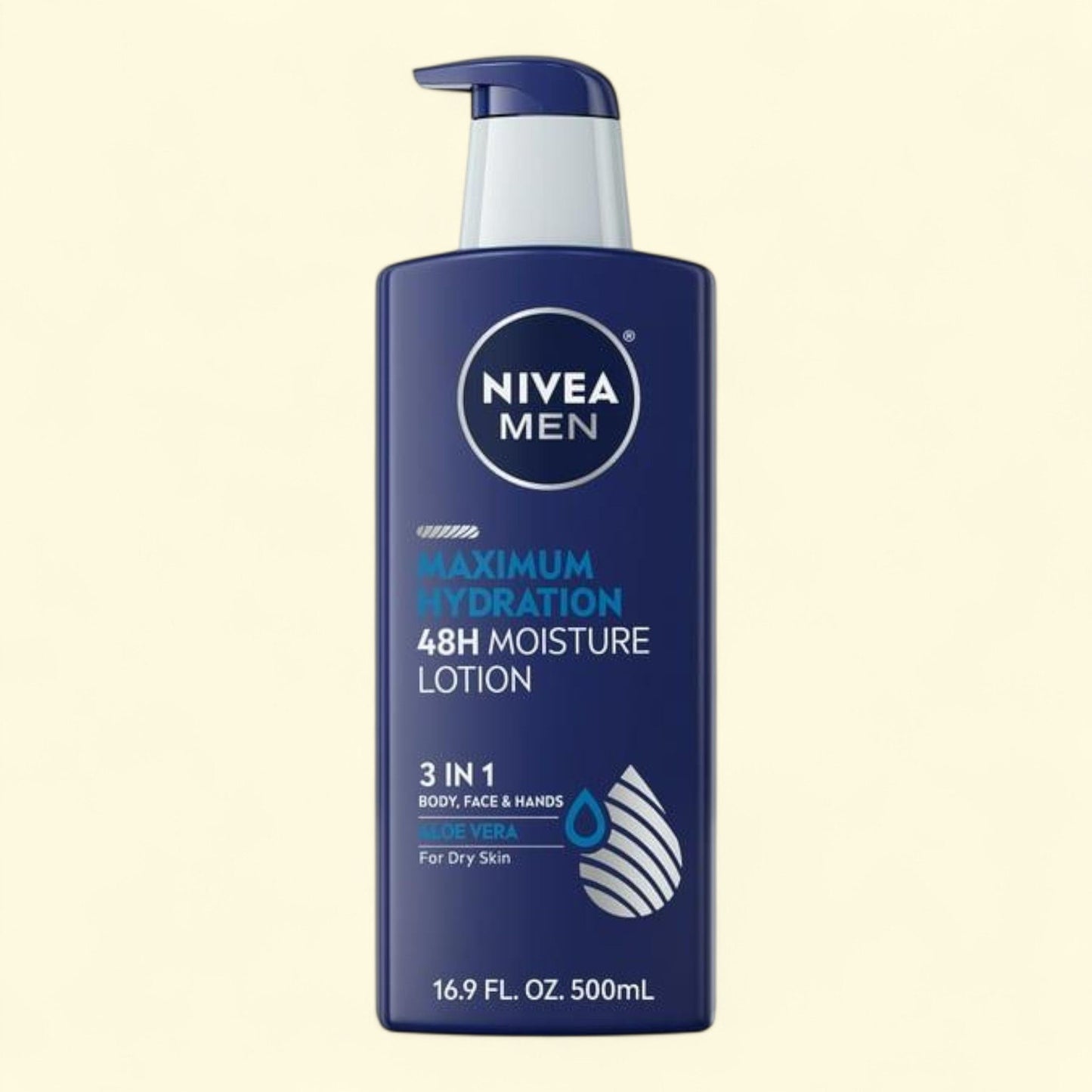 NIVEA MEN Maximum Hydration 3-in-1 Body Lotion, 16.9 fl oz