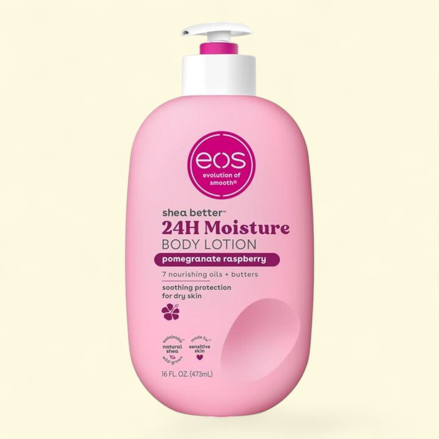 eos Shea Better Body Lotion, Pomegranate Raspberry, 16 fl oz
