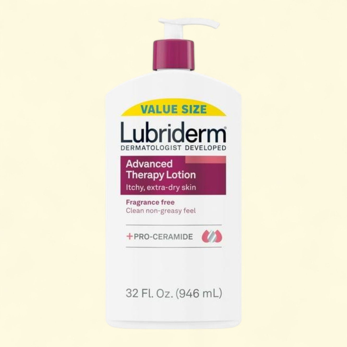Lubriderm Advanced Therapy Body Lotion, 32 oz