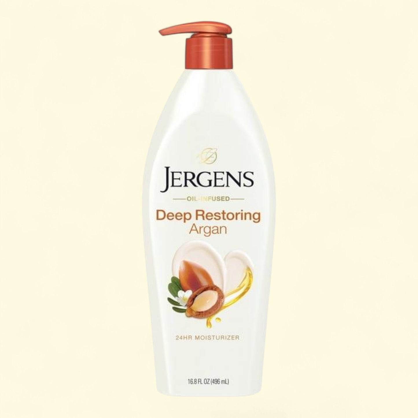 Jergens Argan Oil Hand and Body Lotion, 16.8 fl oz — authentic US product shipped worldwide by Treatspree