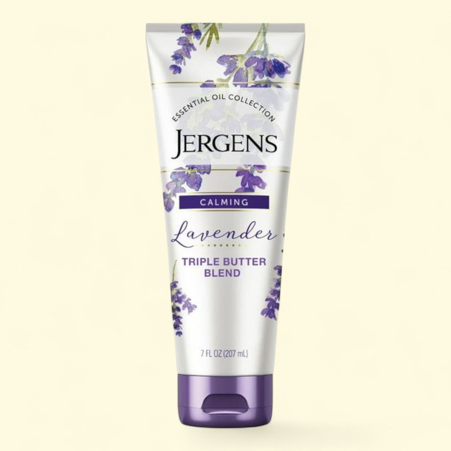 Jergens Hand and Body Lotion, Lavender Body Butter Moisturizer, 7 oz — authentic US product shipped worldwide by Treatspree