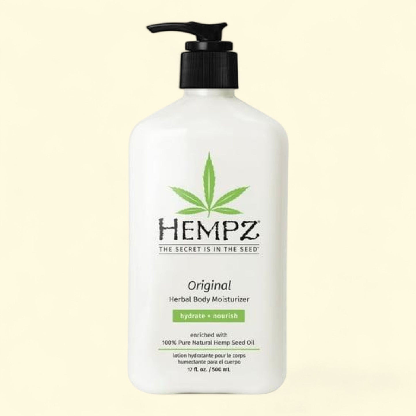 Hempz Herbal Body Lotion, Original Scent, 17 fl oz