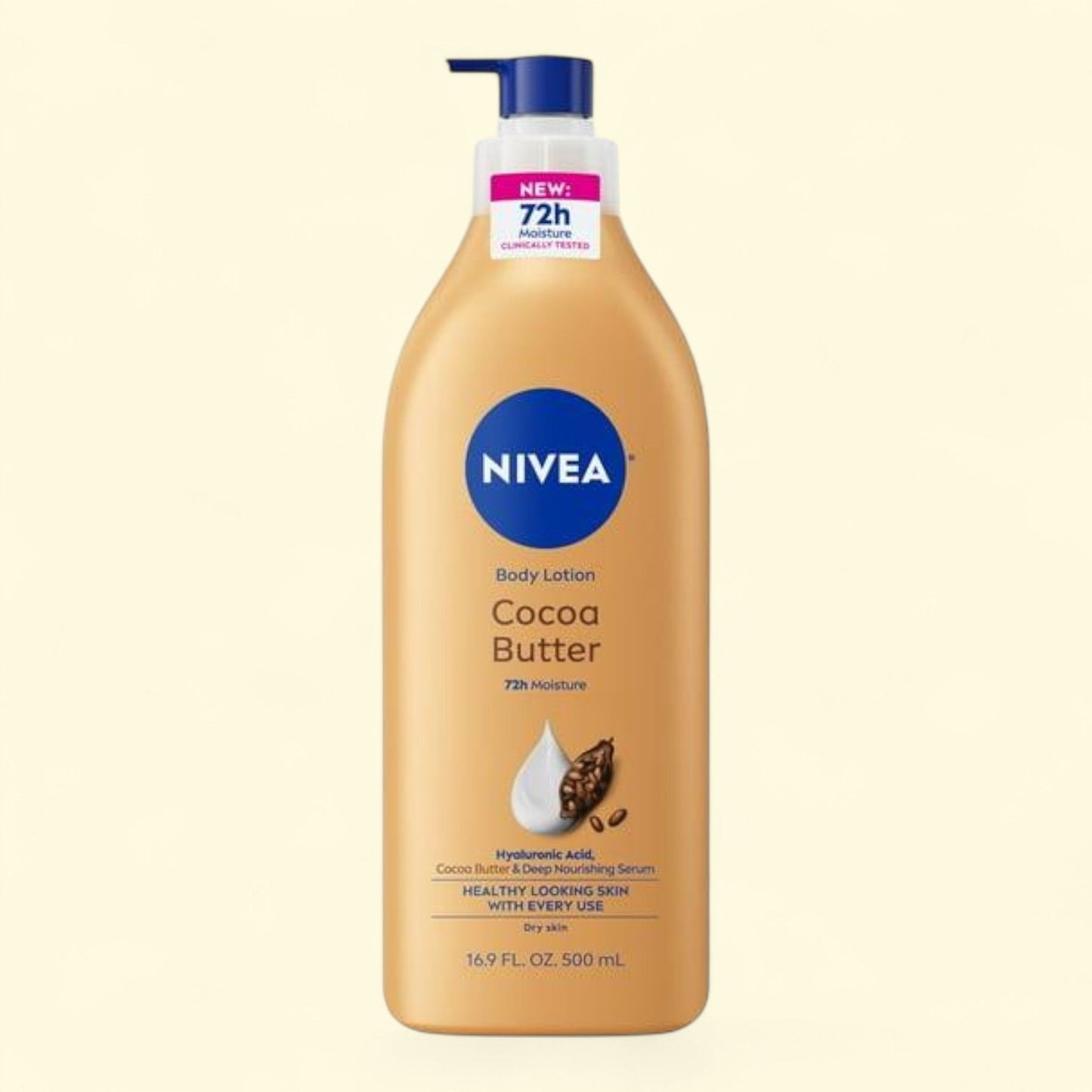 NIVEA Cocoa Butter Body Lotion, 16.9 fl oz
