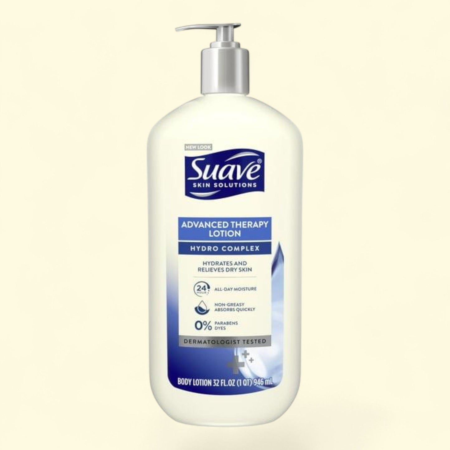Suave Skin Solutions Body Lotion Advanced Therapy, 32 oz — authentic US product shipped worldwide by Treatspree