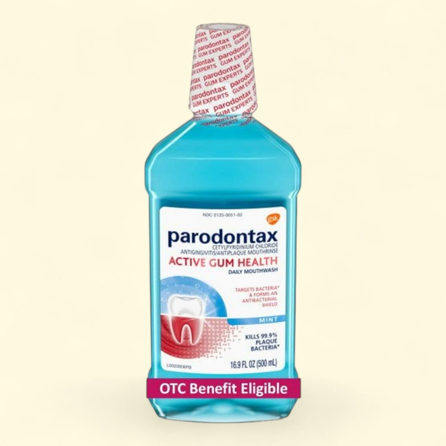 Parodontax Mouthwash, Mint, 16.9 Fl Oz