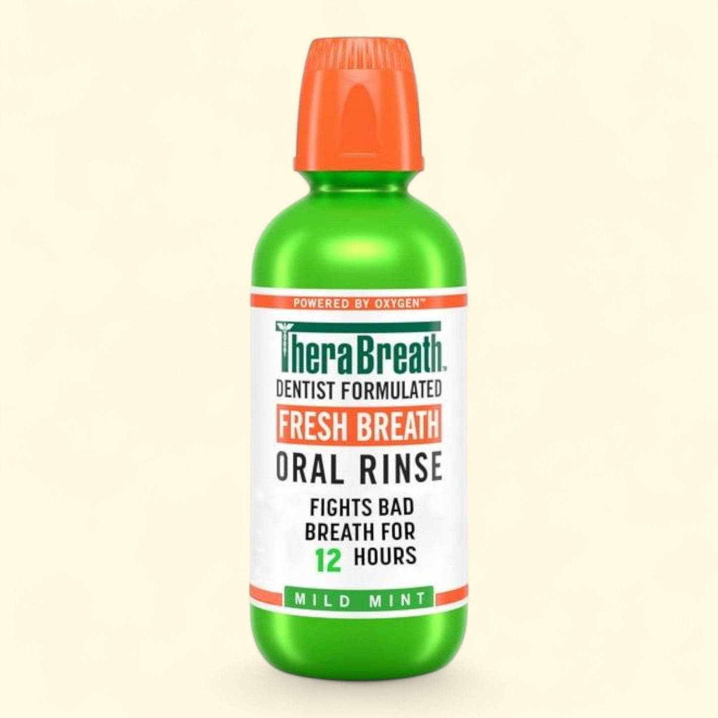 TheraBreath Mouthwash, Mild Mint, 16 fl oz