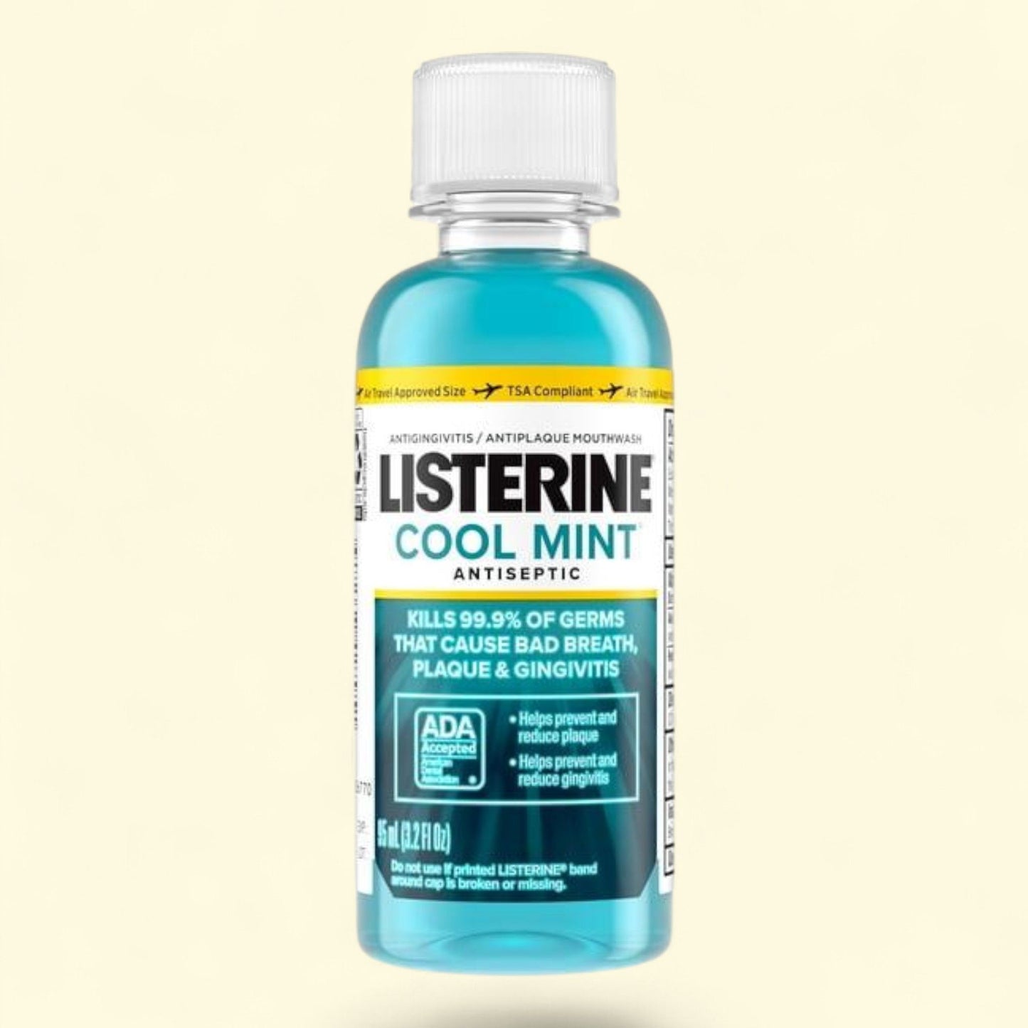 Listerine Cool Mint Antiseptic Mouthwash, 3.2 oz
