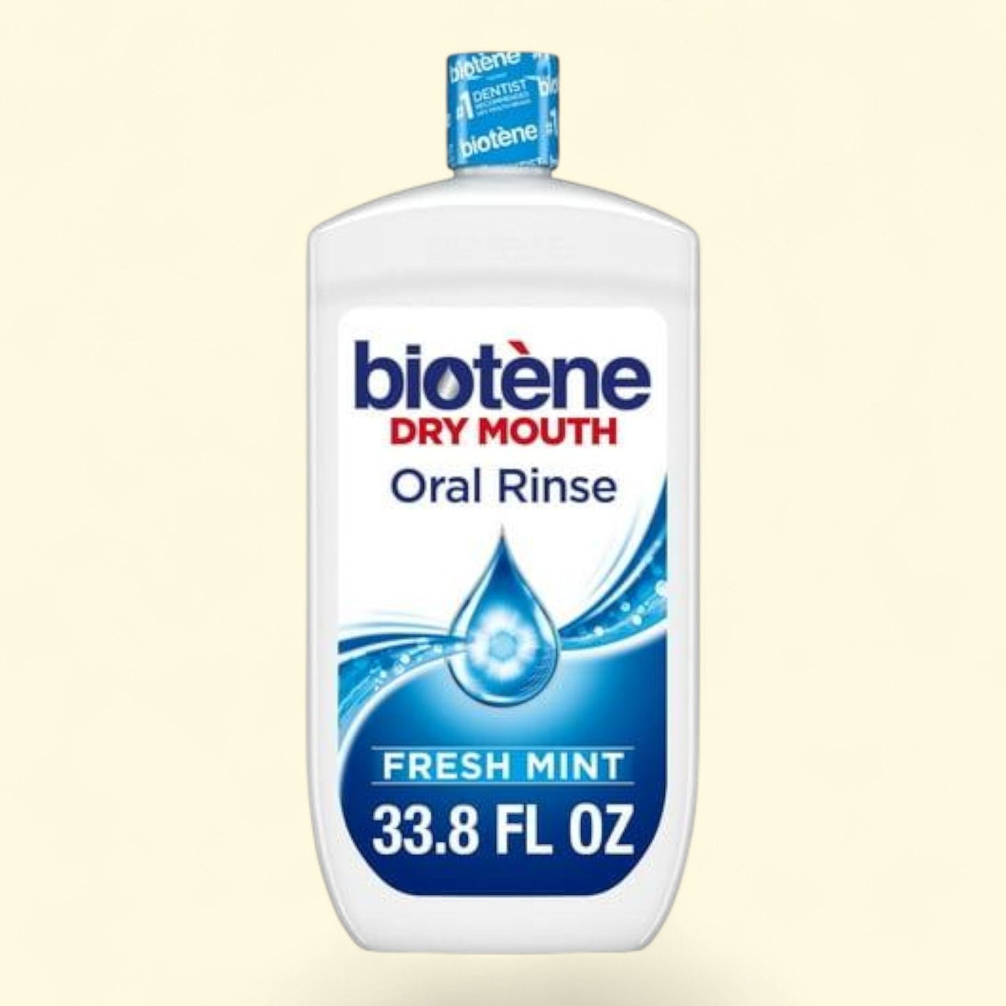 Biotene Dry Mouth Oral Rinse Mouthwash, Fresh Mint, 33.8 Oz