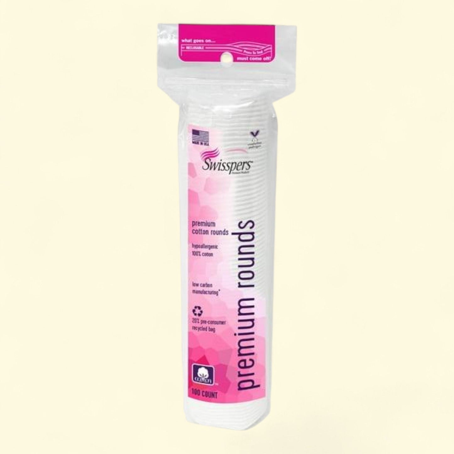 Swisspers Cotton Rounds, 100 Pads