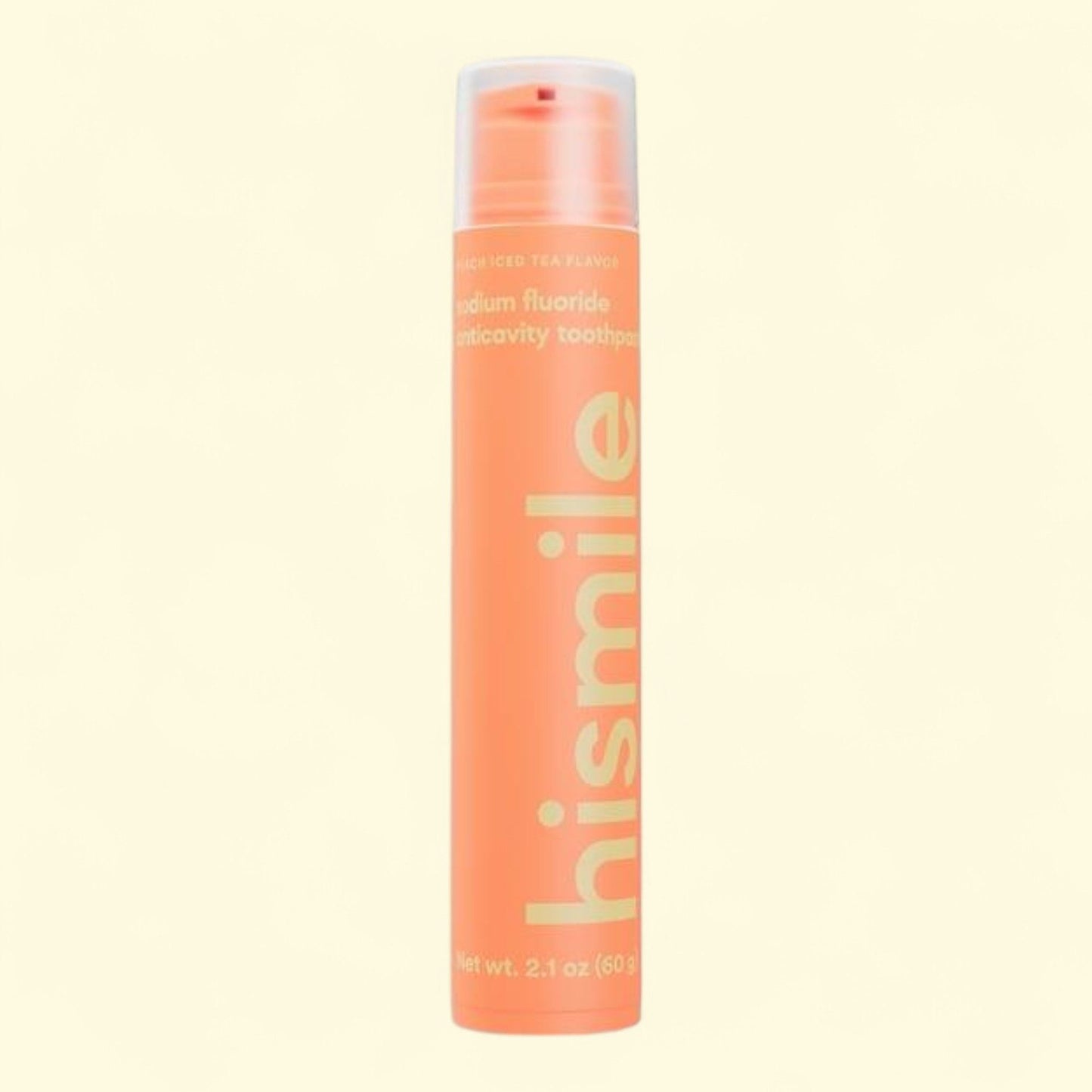 Hismile Fluoride Toothpaste, Peach Iced Tea, 2.1 oz — authentic US product shipped worldwide by Treatspree