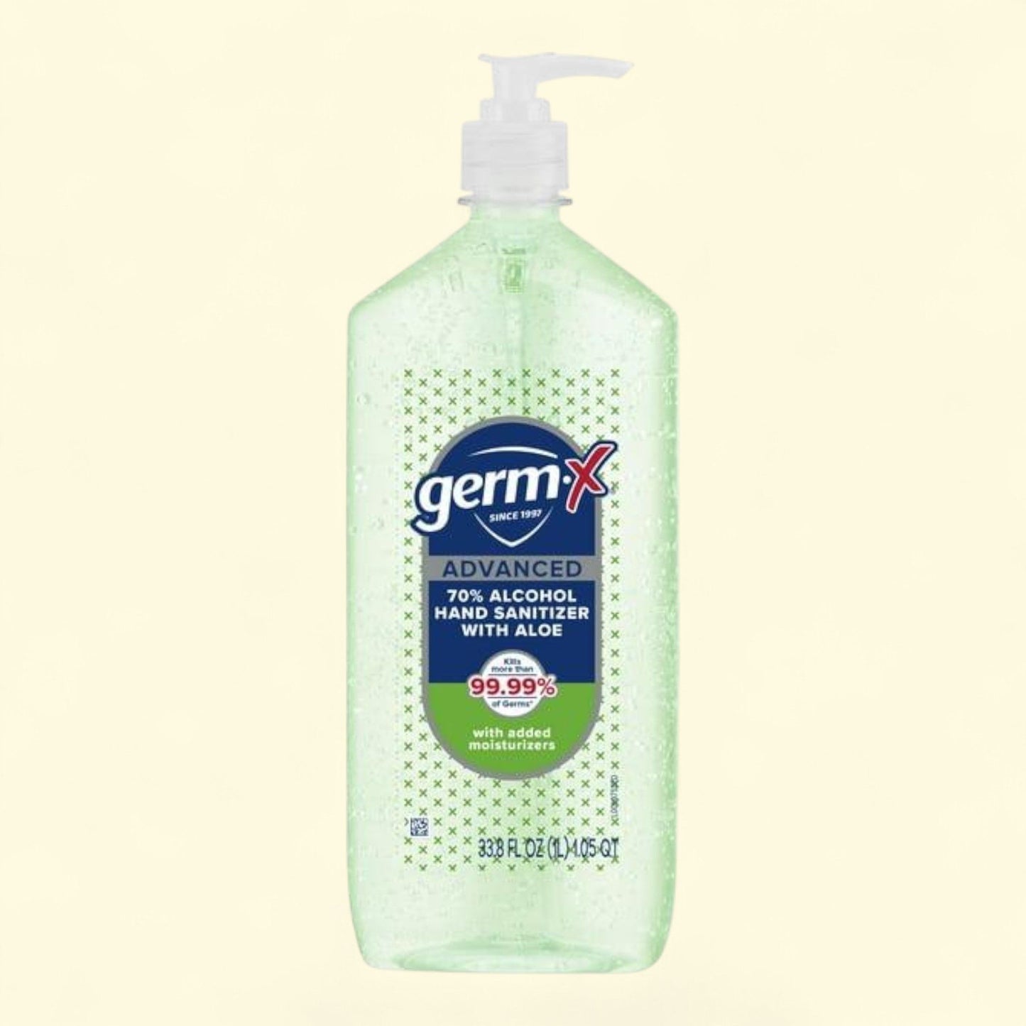 Germ-X Hand Sanitizer, Aloe, 1 L