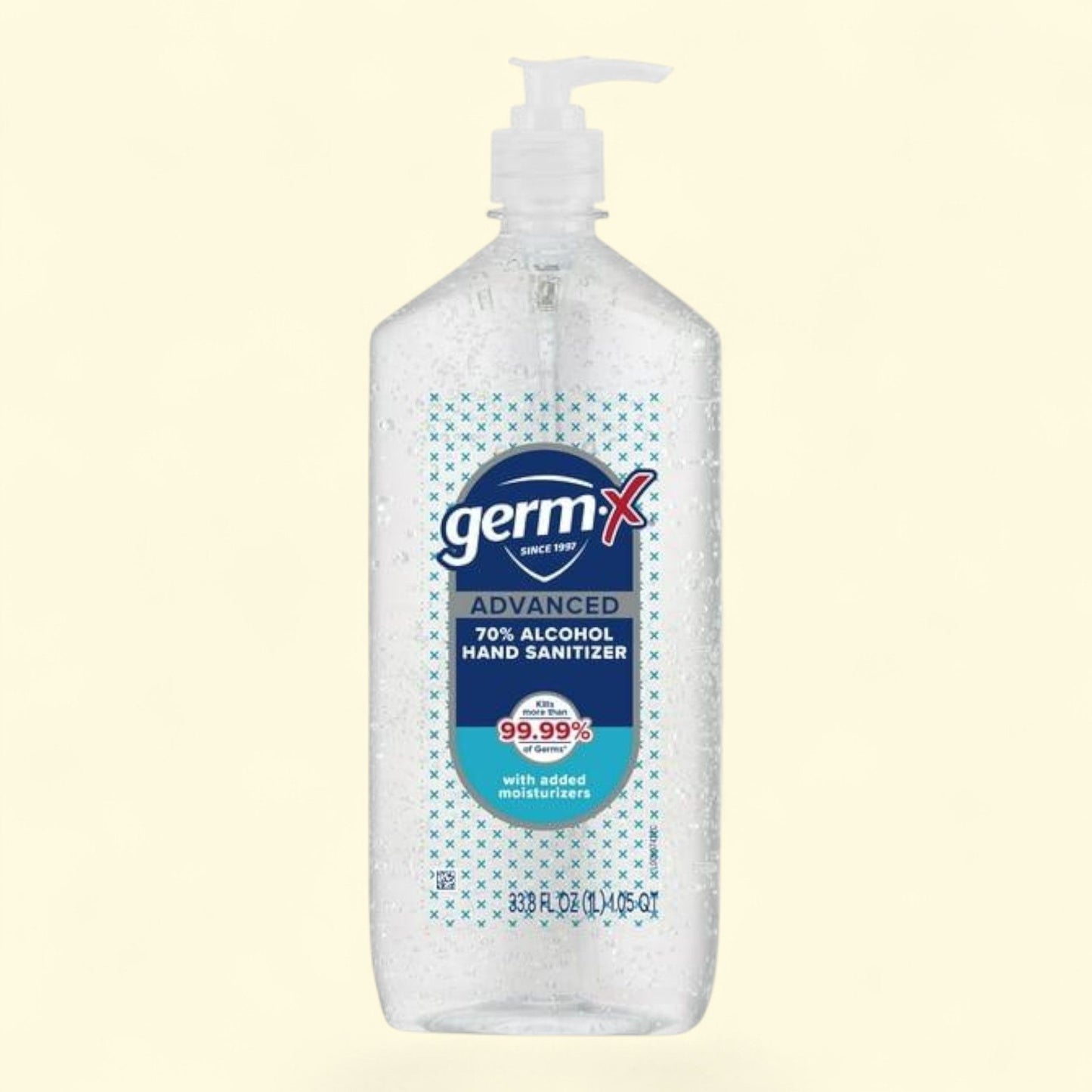 Germ-X Hand Sanitizer with Pump, 33.8 fl oz
