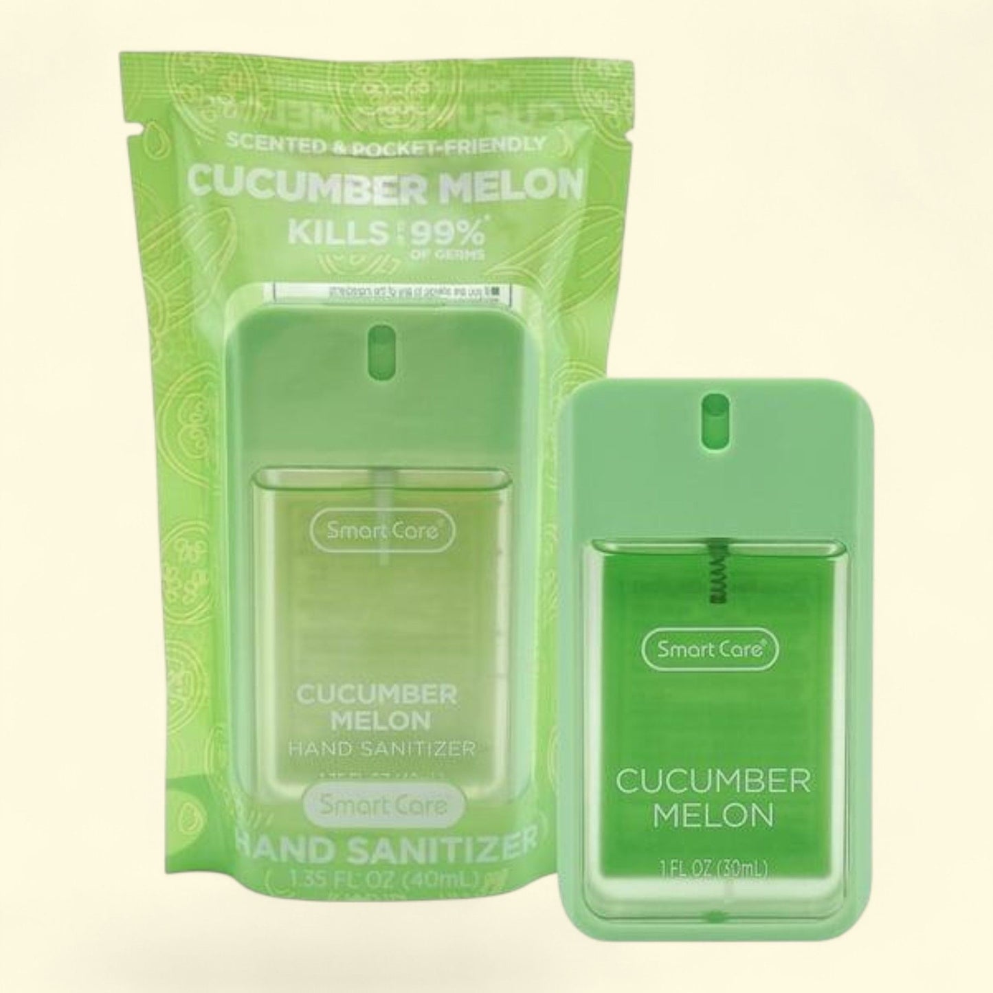 Smart Care Hand Sanitizer Spray, Cucumber Melon, 1 oz