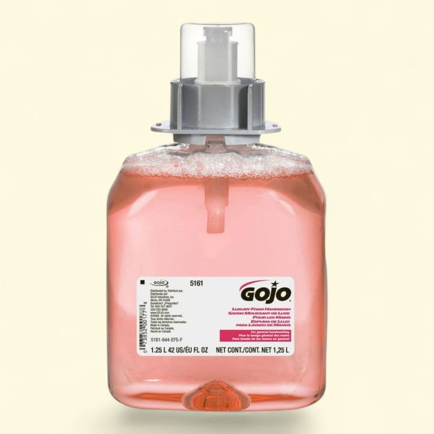 Go-jo Industries Luxury Foam Hand Wash, 1,250 ml Pump — authentic US product shipped worldwide by Treatspree