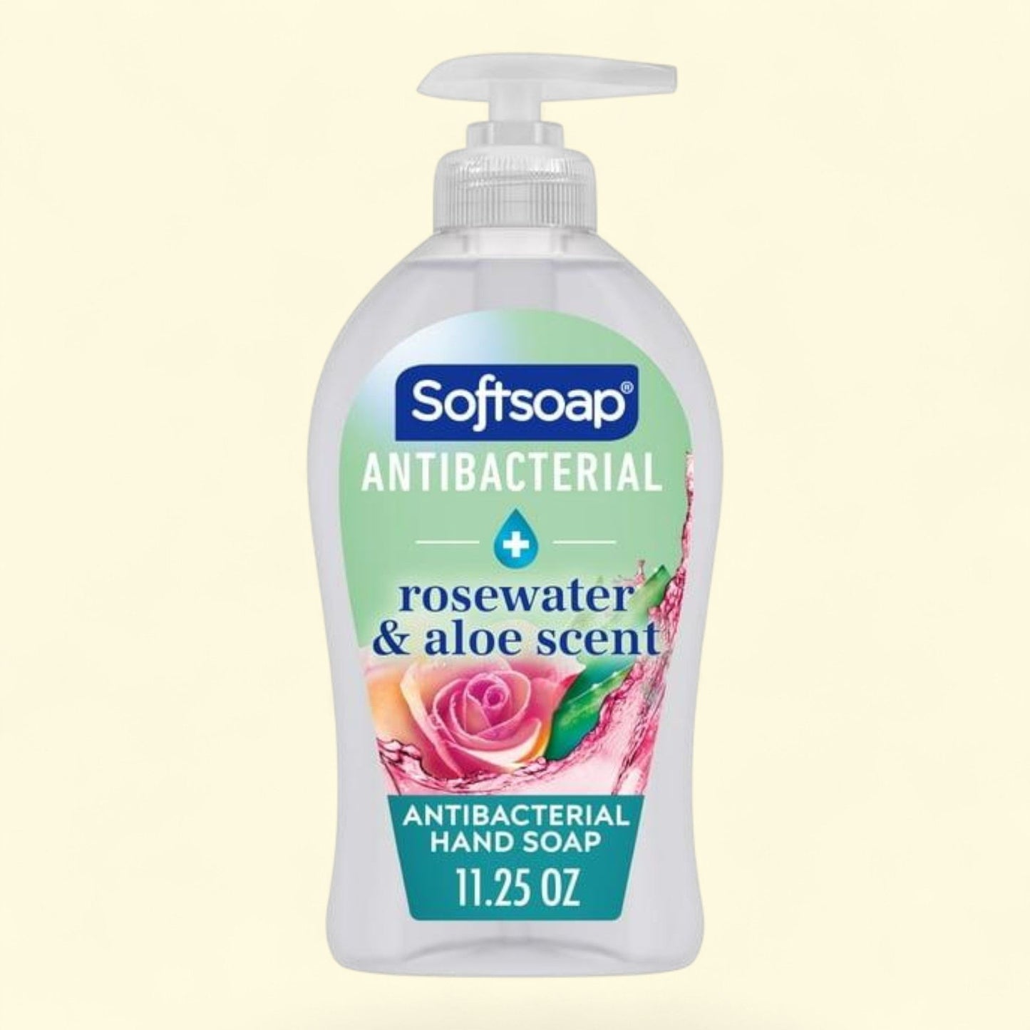 Softsoap Antibacterial Sensitive Liquid Hand Soap, Rosewater and Aloe, 11.25 Fluid Ounce Bottle