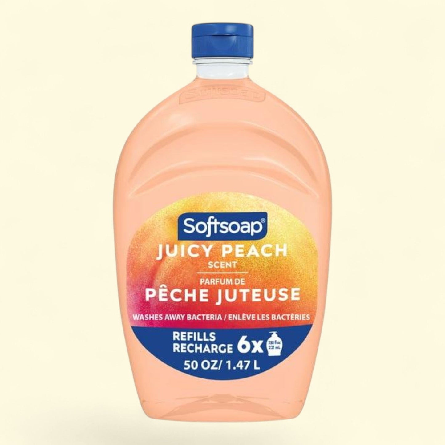 Softsoap Juicy Peach Liquid Hand Soap, 50 fl oz
