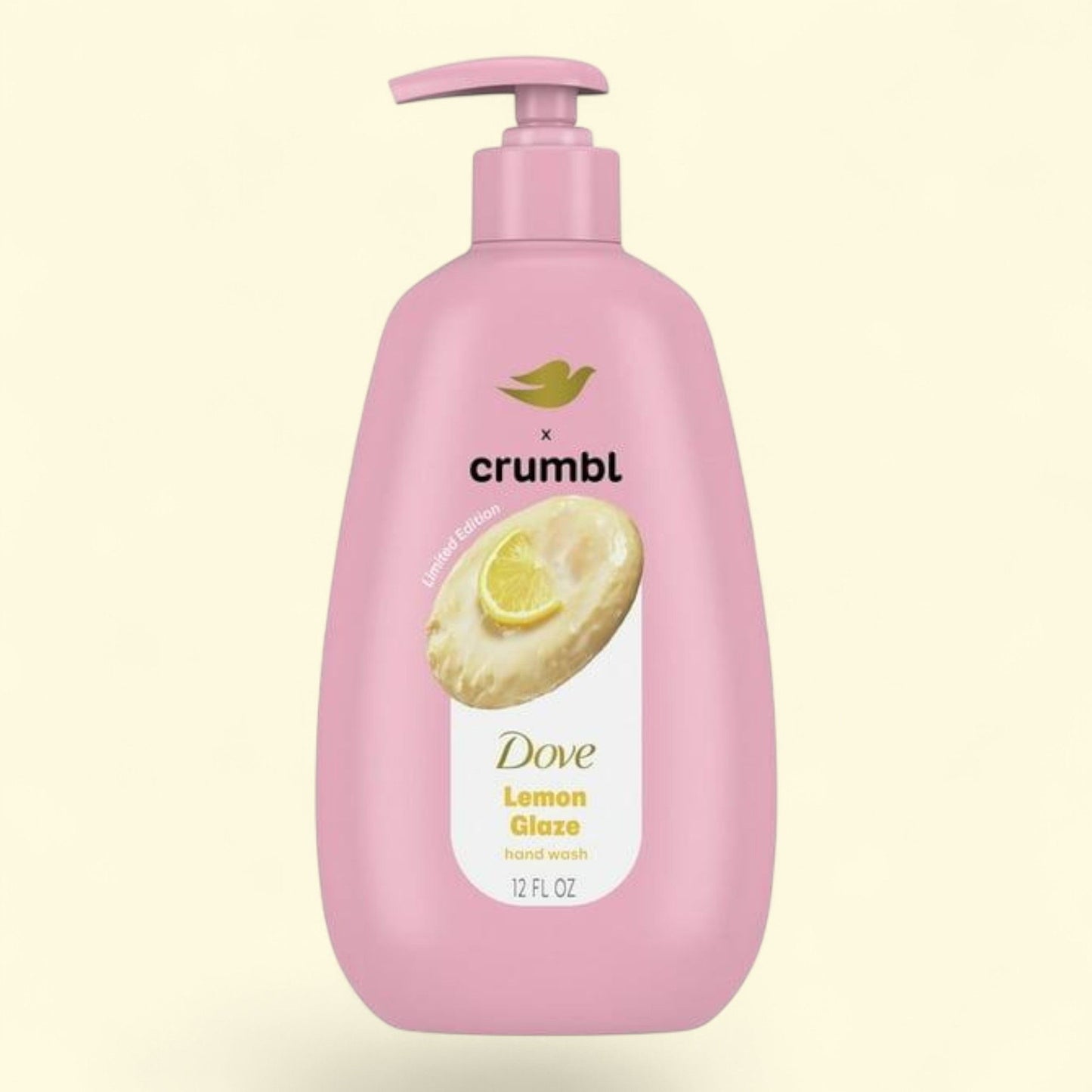 Dove Crumbl Moisturizing Liquid Hand Soap Lemon Glaze, 12 oz