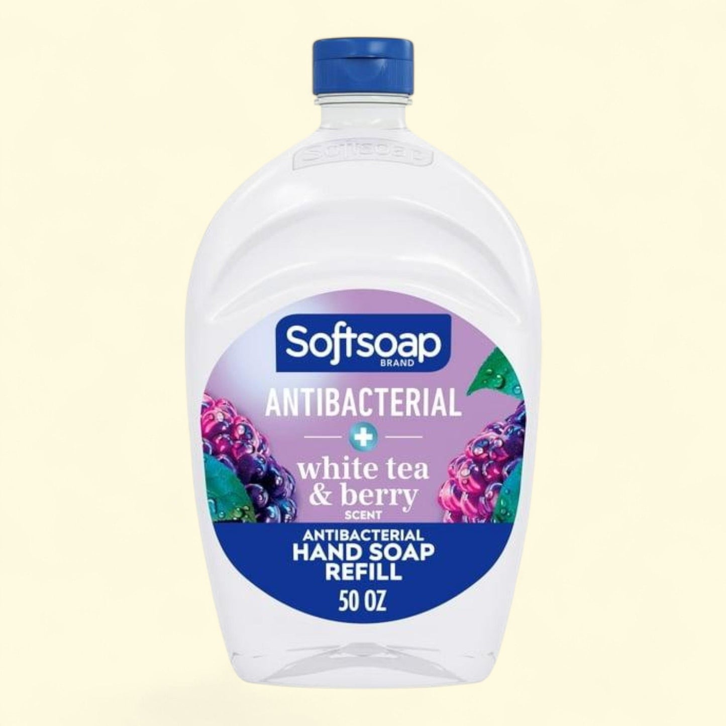 Softsoap Antibacterial Liquid Hand Soap Refill, White Tea and Berry, 50 Fluid Ounce Bottle
