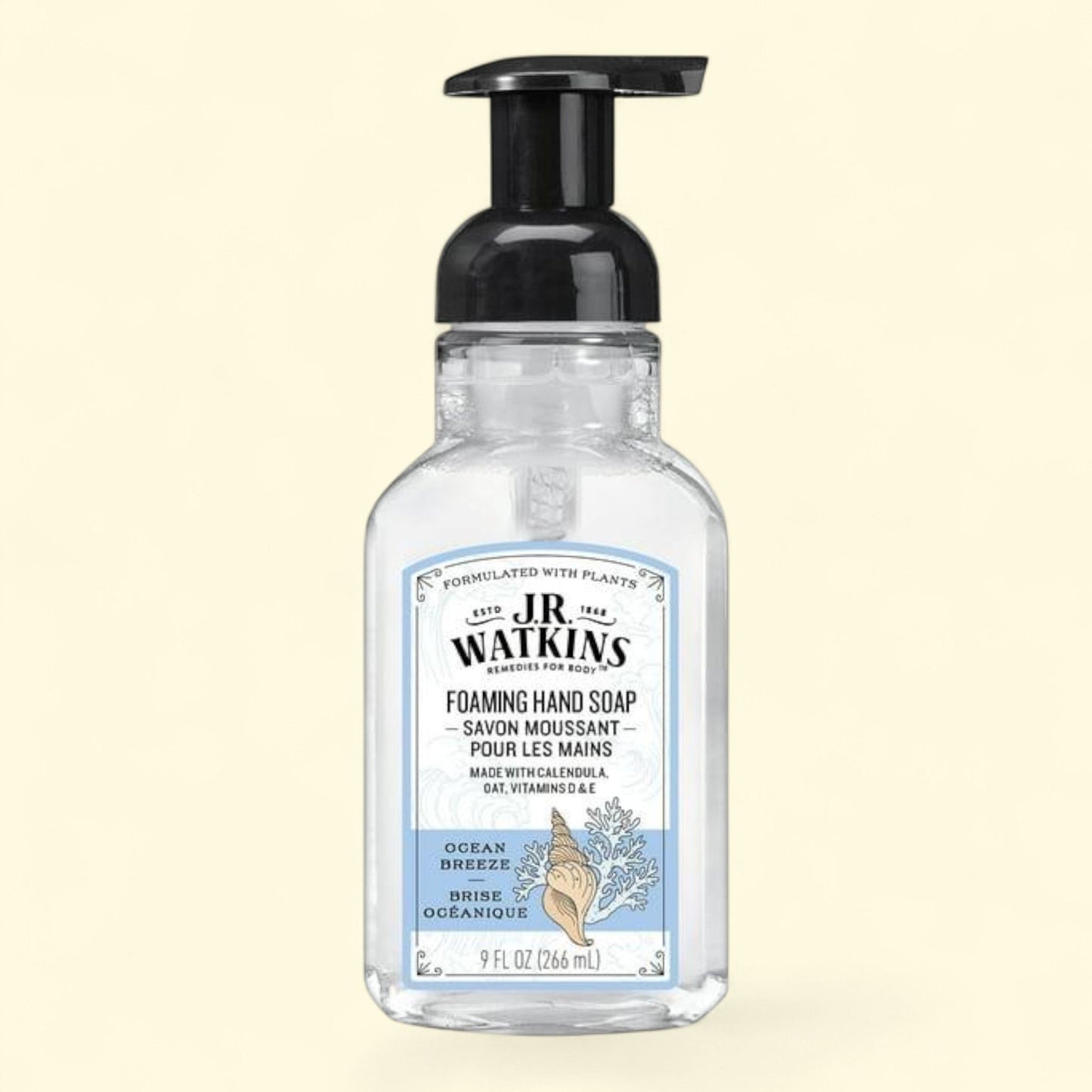 J.R. Watkins Foaming Hand Soap, Ocean Breeze, 9 fl oz
