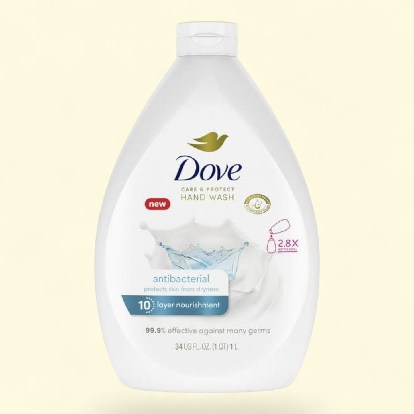 Dove Care and Protect Hand Soap, 34 fl oz