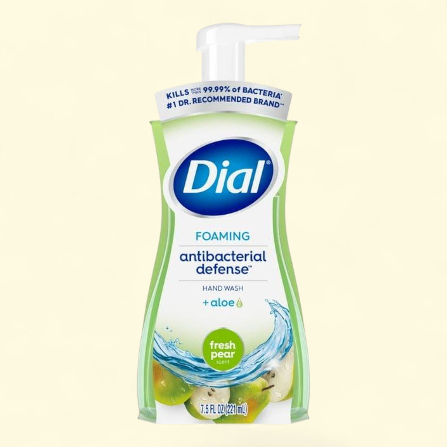 Dial Antibacterial Foaming Hand Wash, Fresh Pear, 7.5 fl oz