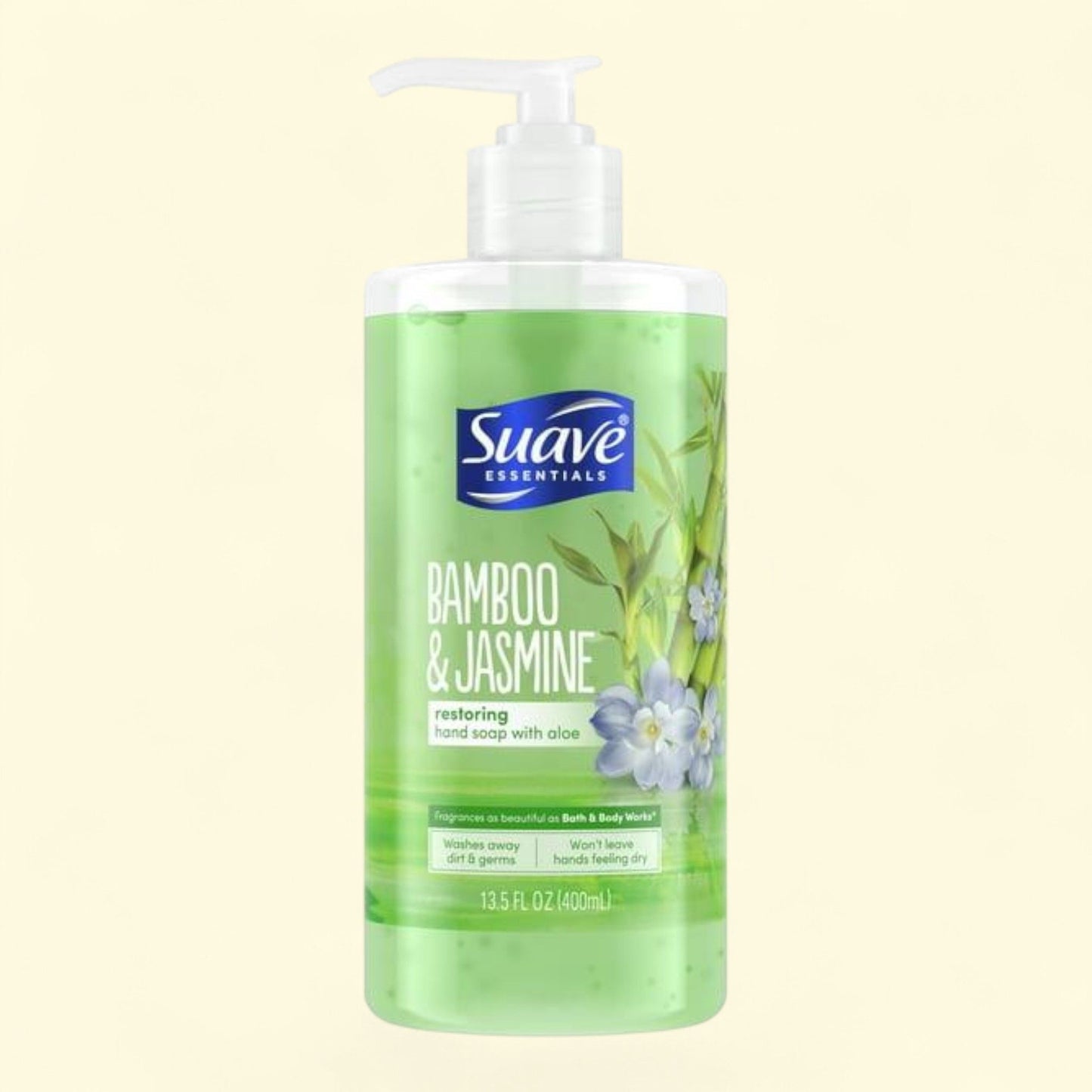 Suave Essentials Hand Soap, Bamboo & Jasmine, 13.5 fl oz