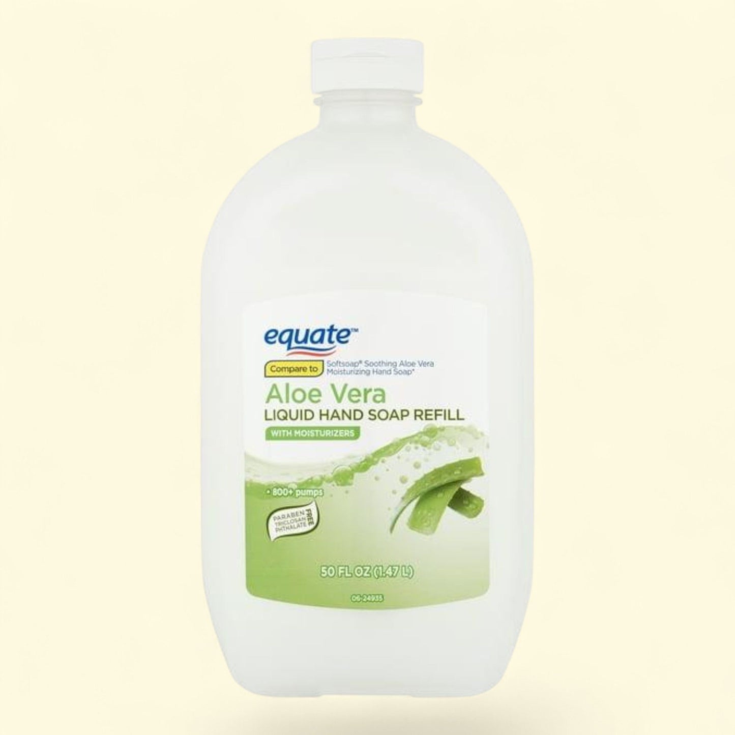 Equate Liquid Hand Soap, Aloe Vera, 50 fl oz