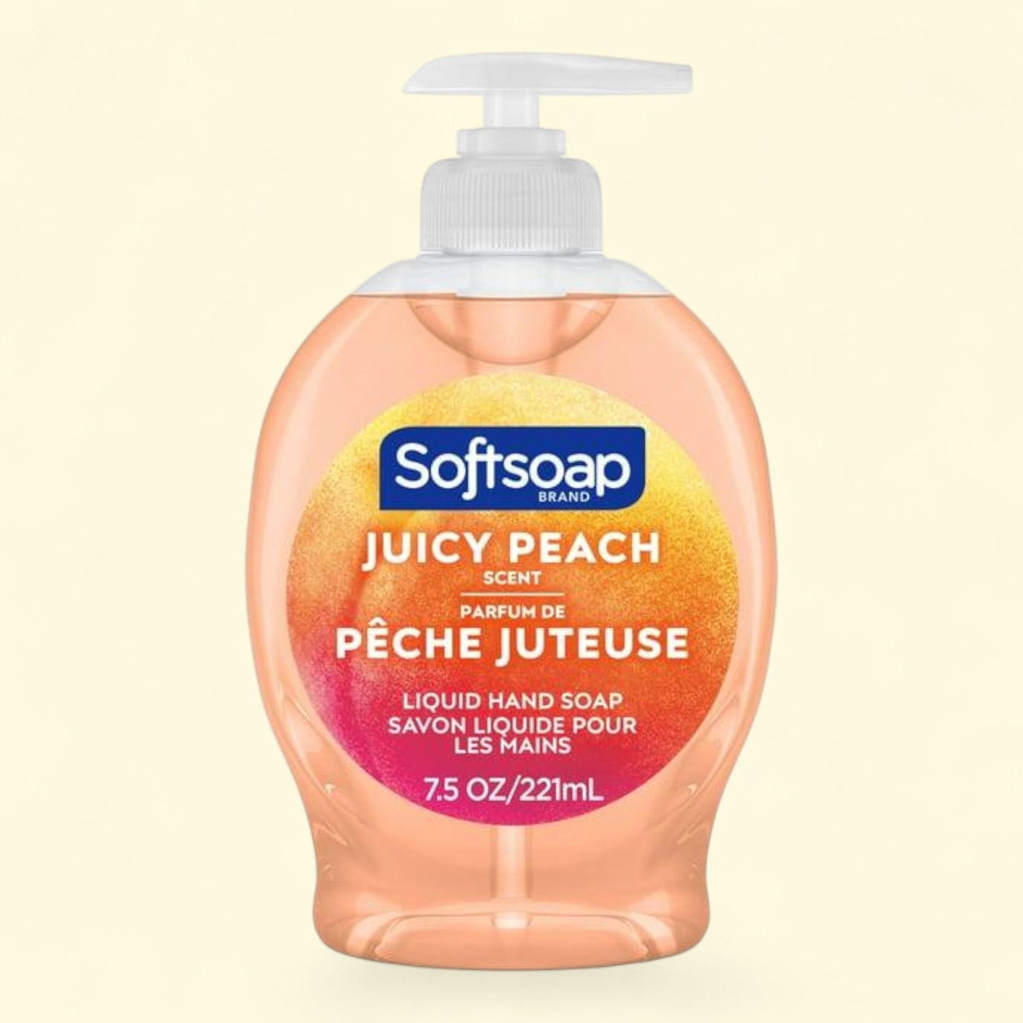 Softsoap Liquid Hand Soap, Juicy Peach, 7.5 Fluid Ounce Bottle