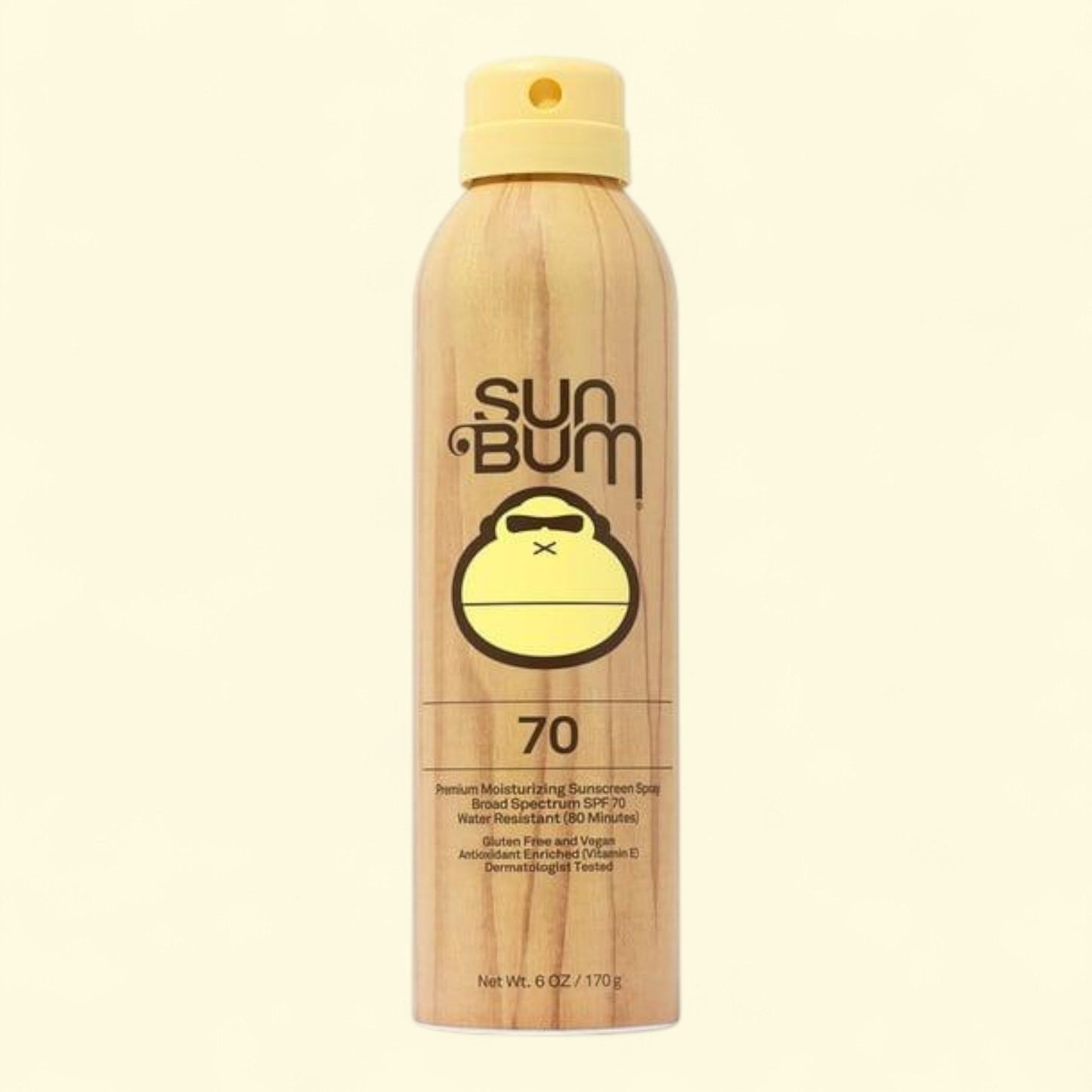 Spray solaire hydratant Sun Bum, indice de protection 70, 170 ml