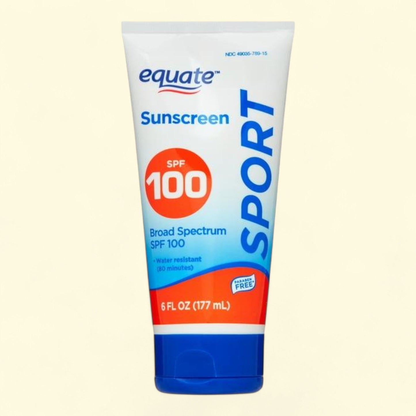 Equate Sport Sunscreen Lotion, SPF 100, 6 fl oz