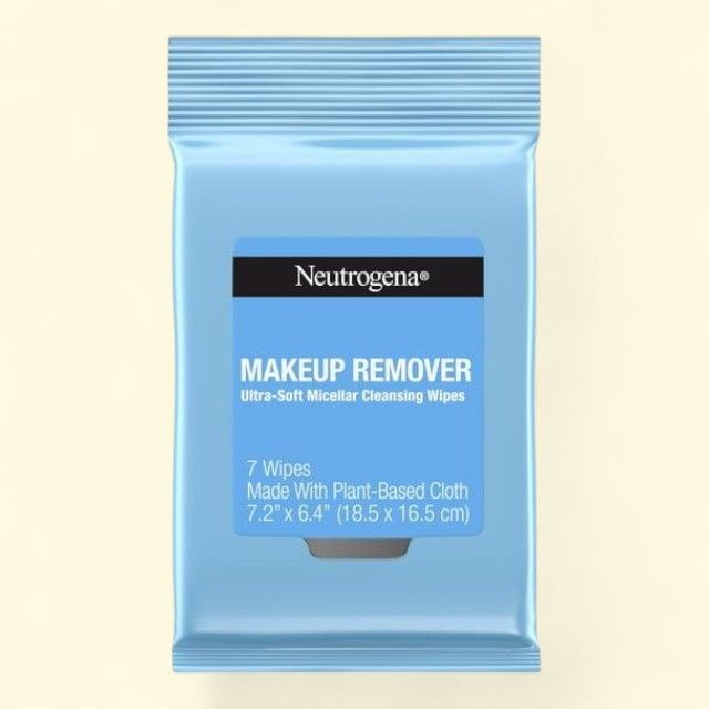 Neutrogena Makeup Remover Soft Micellar Cleansing Wipes, Travel Pack, 7 Count