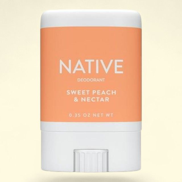 Native Deodorant Sweet Peach & Nectar Mini Travel Size 0.35 oz.