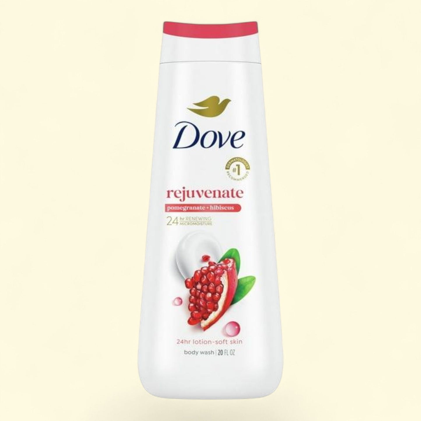 Dove Body Wash, Rejuvenating Pomegranate & Hibiscus, 20 oz