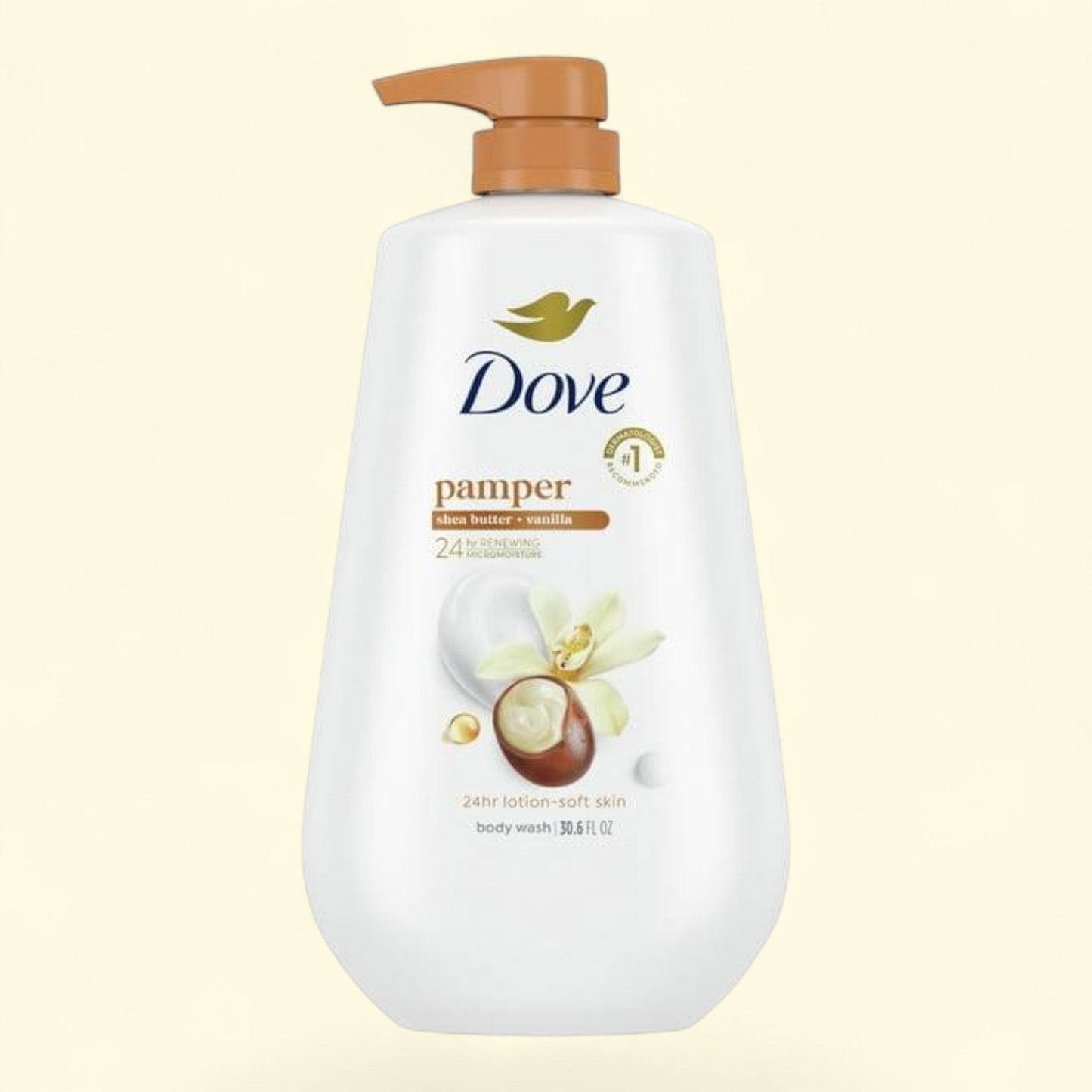 Dove Body Wash, Shea Butter & Vanilla, 30 fl oz