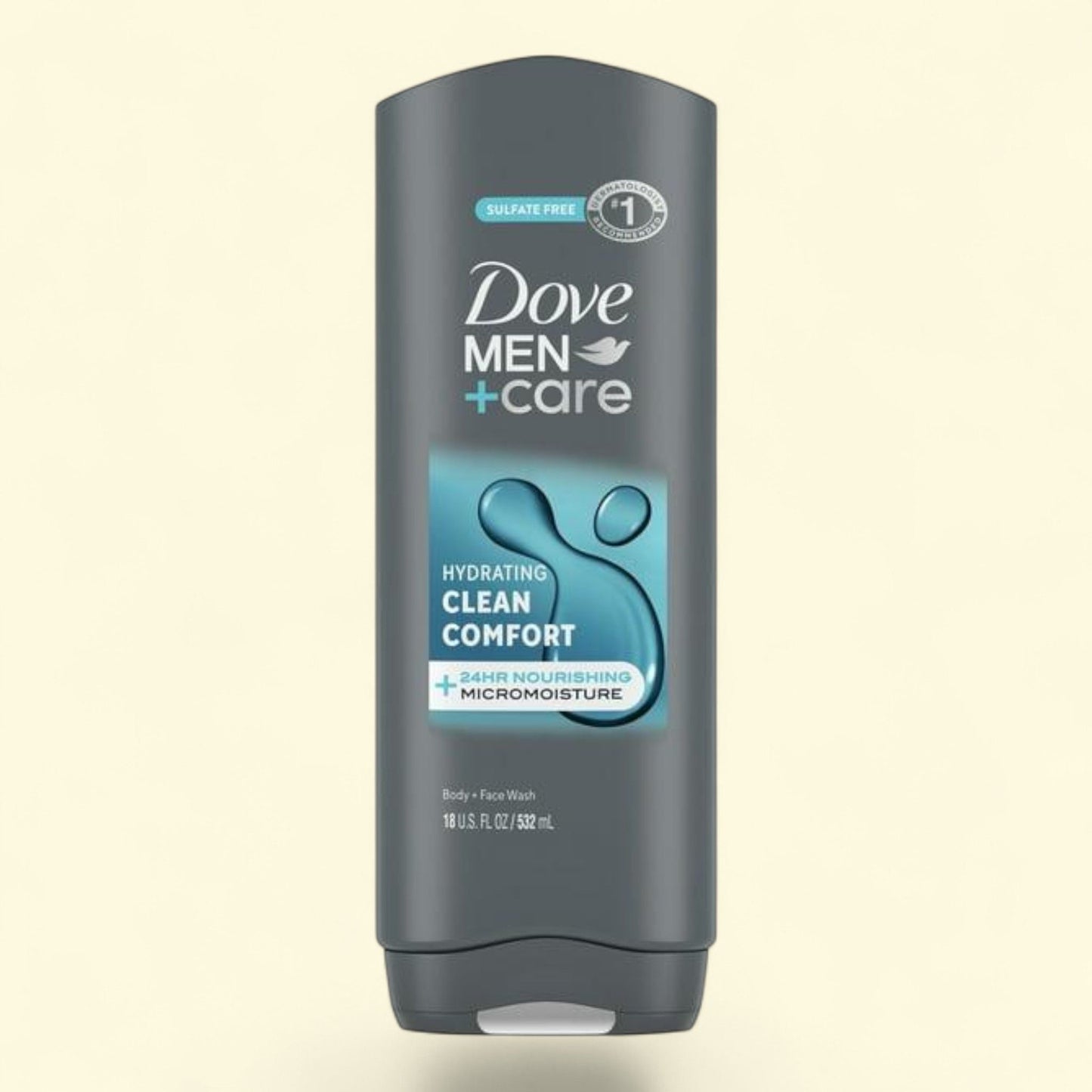 Dove Men+Care Face & Body Wash, Clean Comfort, 18 oz