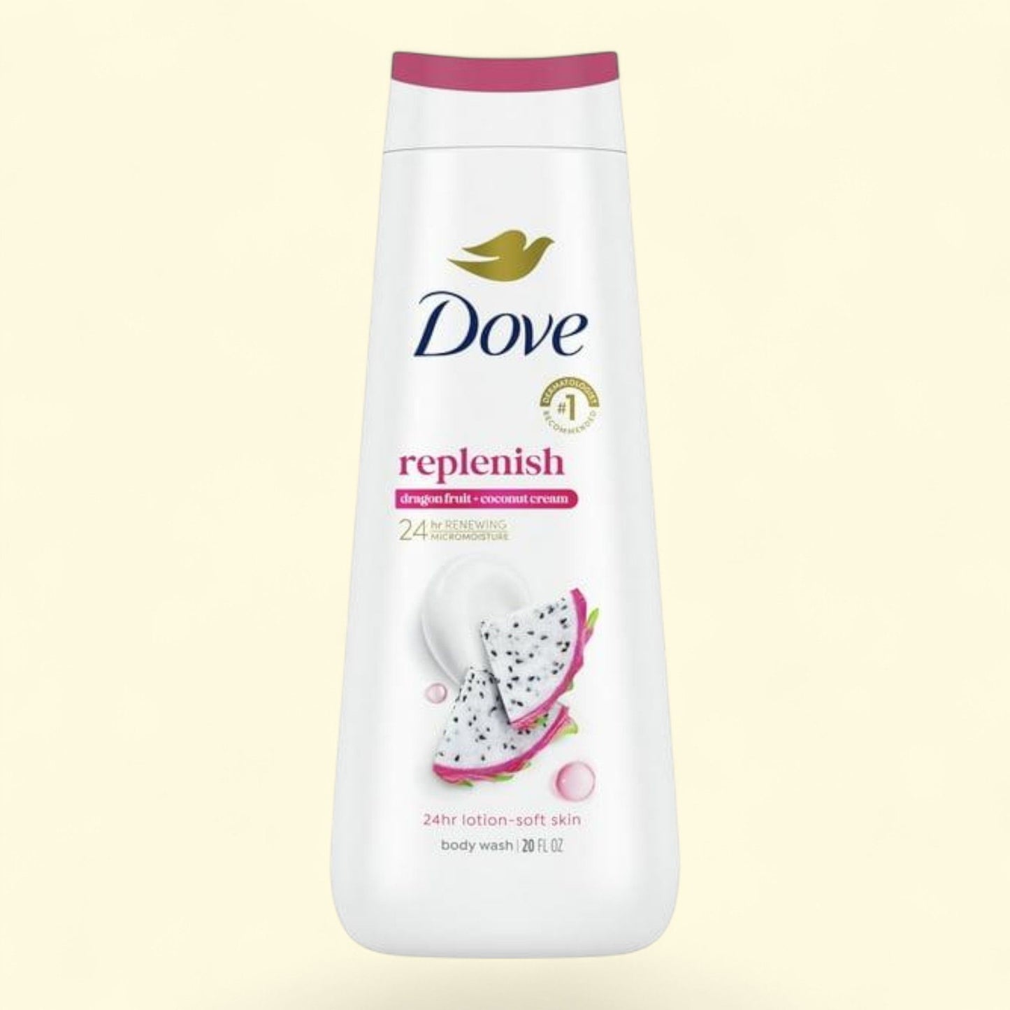 Dove Body Wash, Dragon Fruit and Coconut Cream, 20 oz