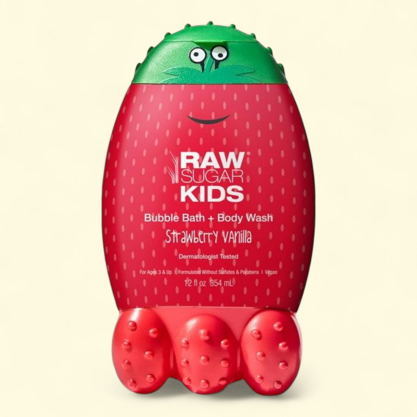 Raw Sugar Kids Bubble Bath + Body Wash, 12 fl oz