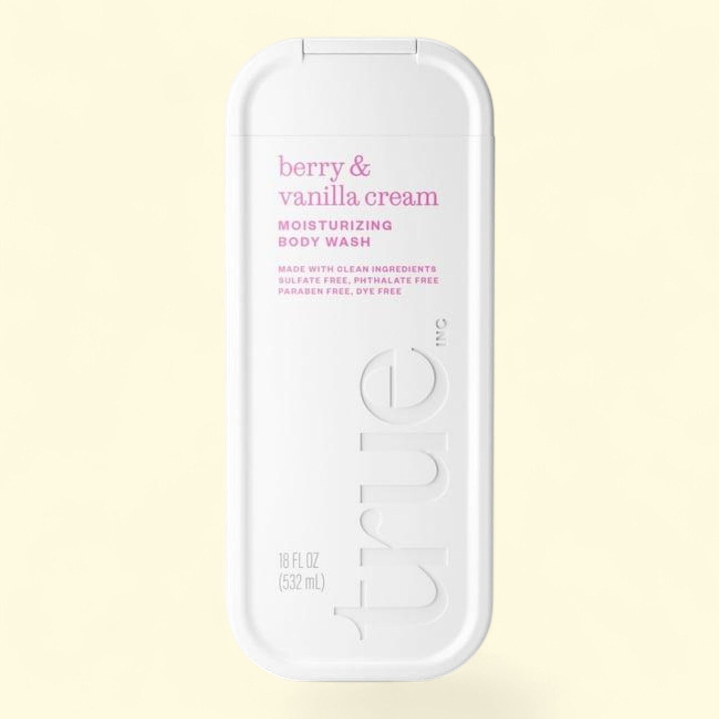 True Berry & Vanilla Cream Body Wash, 18 fl oz