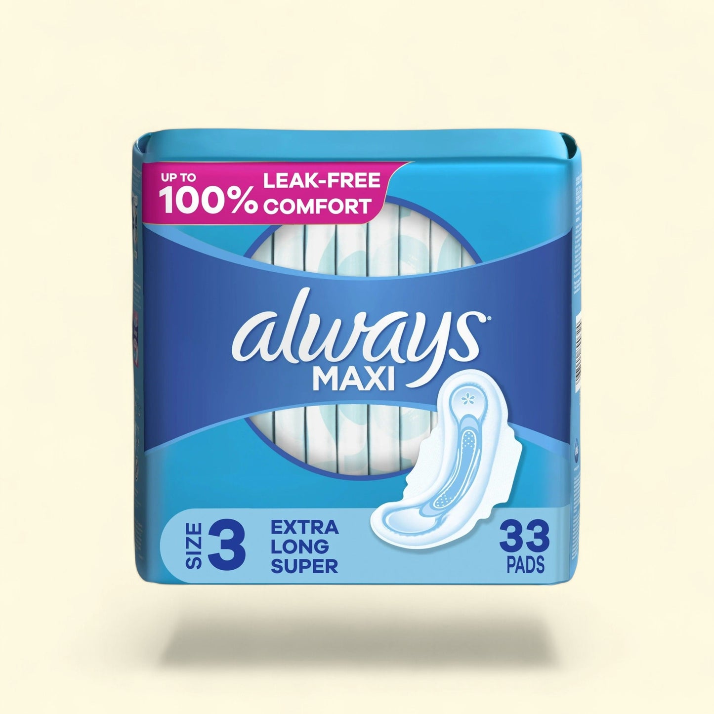 Always Maxi Pads with Wings, Size 3, Extra Long Super Absorbency, 3... — authentic US product shipped worldwide by Treatspree