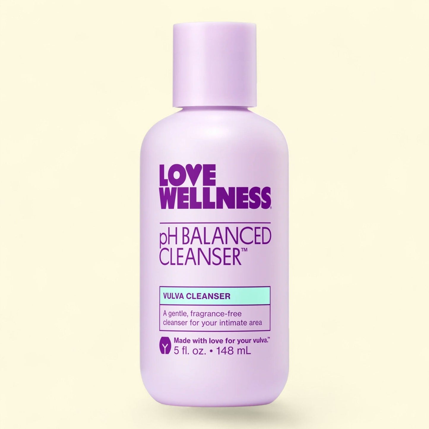 Love Wellness pH Balanced Cleanser Feminine Wash, 5 oz