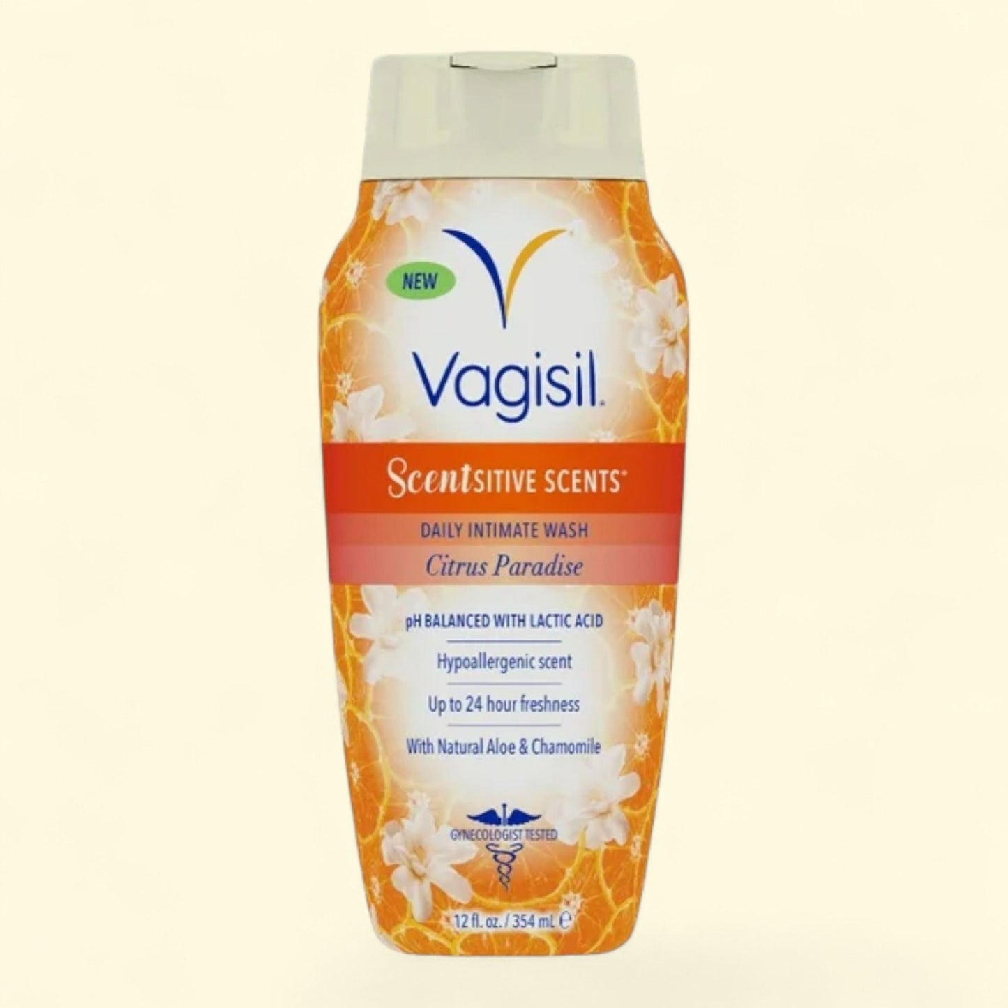 Vagisil Feminine Wash, Citrus Paradise Scent, 12 oz