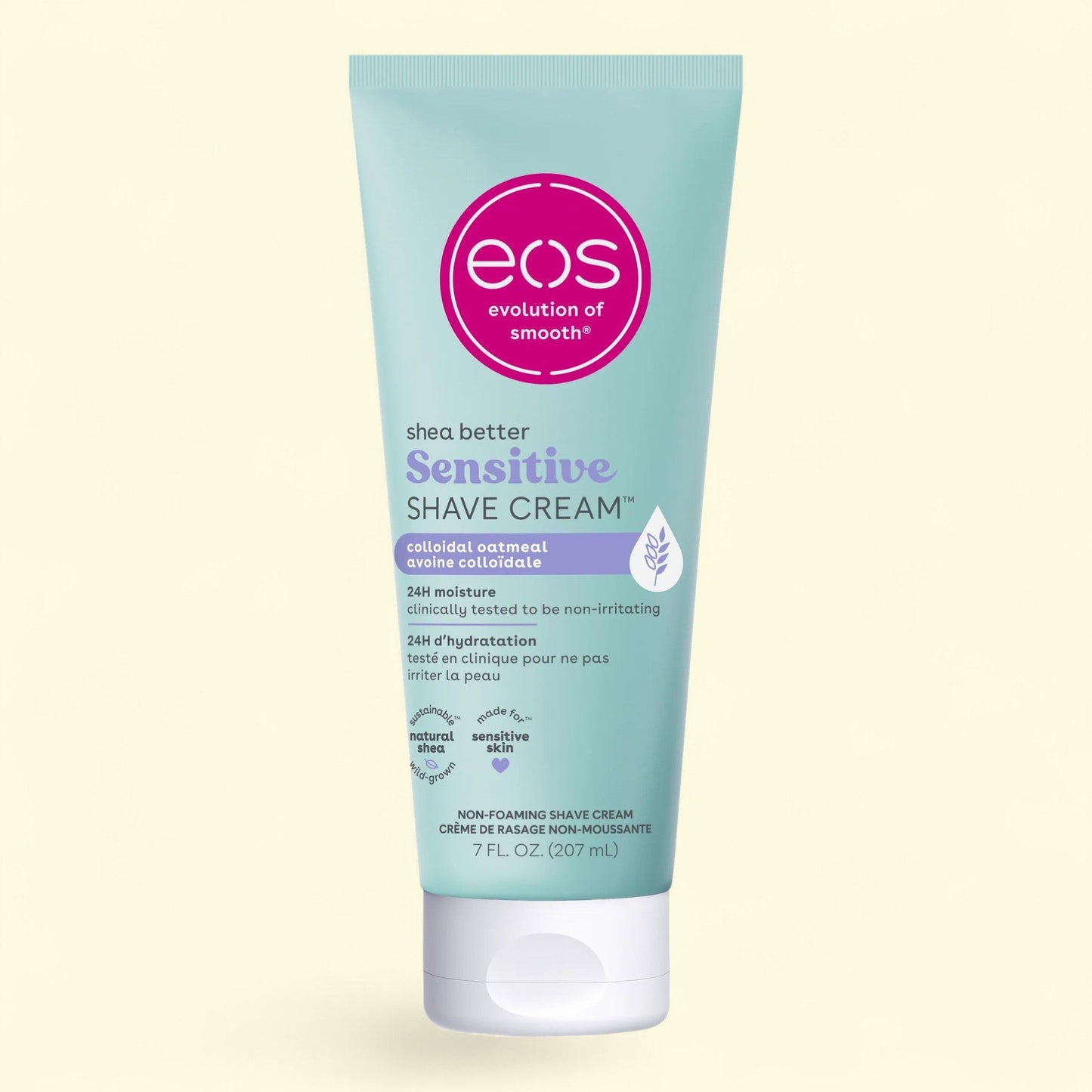 eos Shea Better Women's Shave Cream, Fragrance Free, 7 fl oz