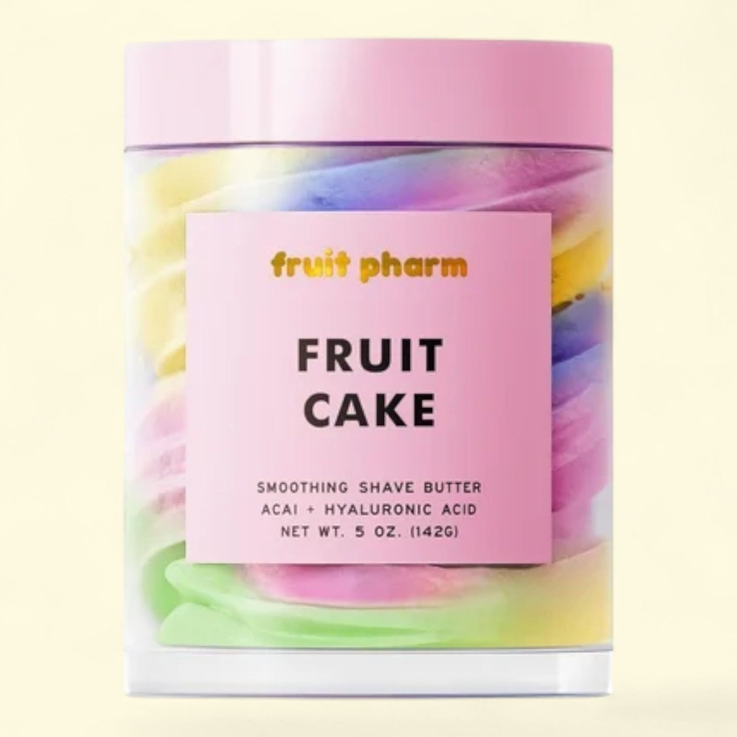 Fruit Pharm Whipped Shave Body Butter, Fruit Cake, All Adult Skin Types, 5 oz