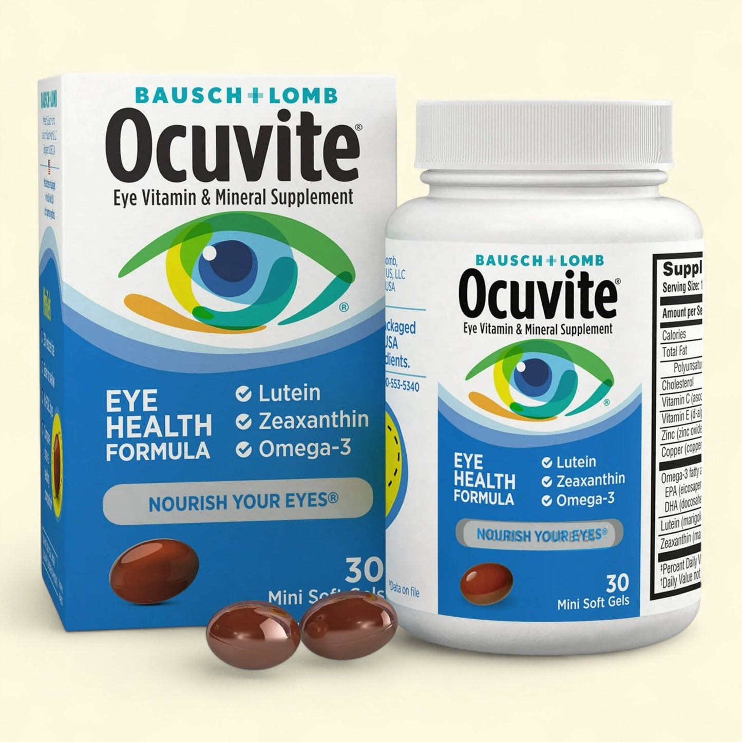 Ocuvite Eye Health Eye Vitamins, 30 Count