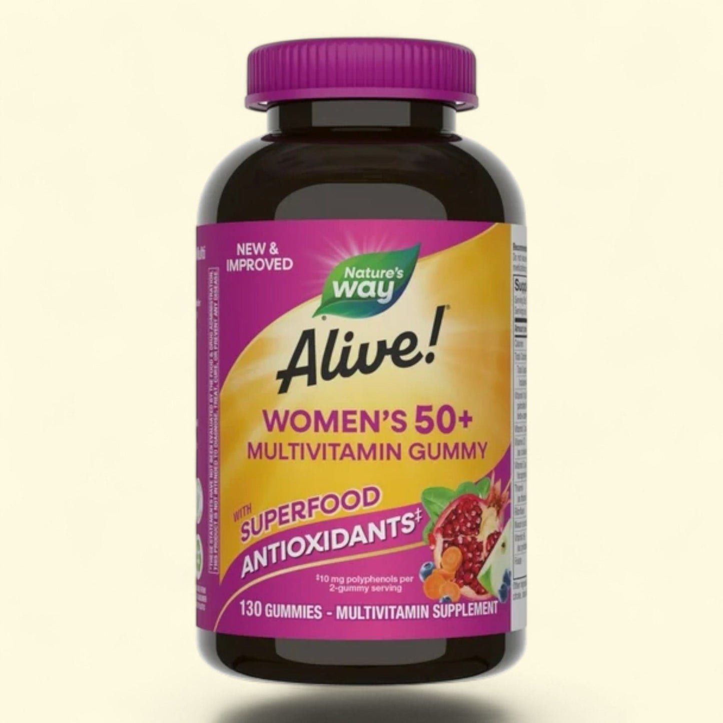 Nature's Way Alive! Women's 50+ Daily Gummy Multivitamin, 130 Ct
