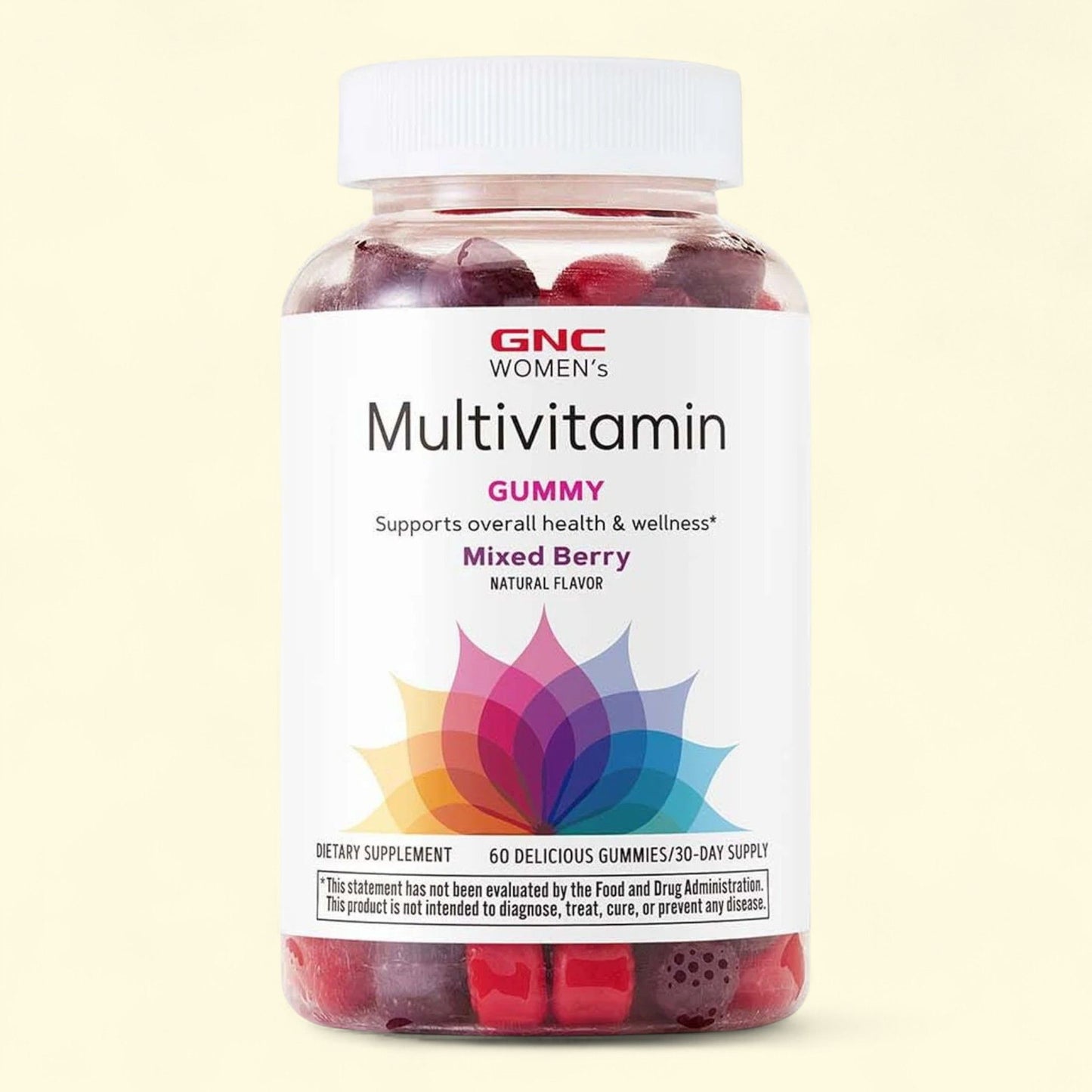 GNC Women's Multivitamin, Mixed Berry, 60 Gummies — authentic US product shipped worldwide by Treatspree