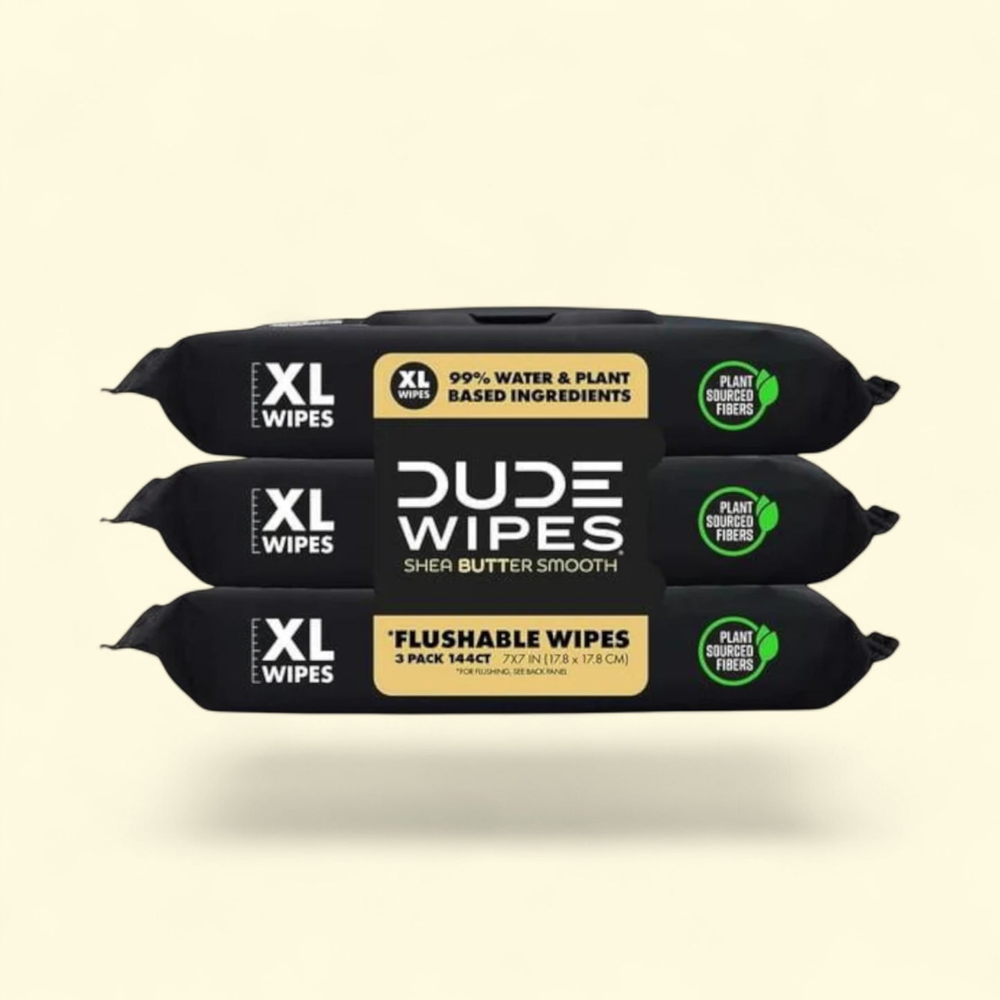 DUDE Flushable Wipes, 144 Count